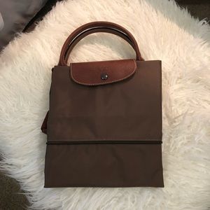 Longchamp Expandable Duffle Nylon Weekender